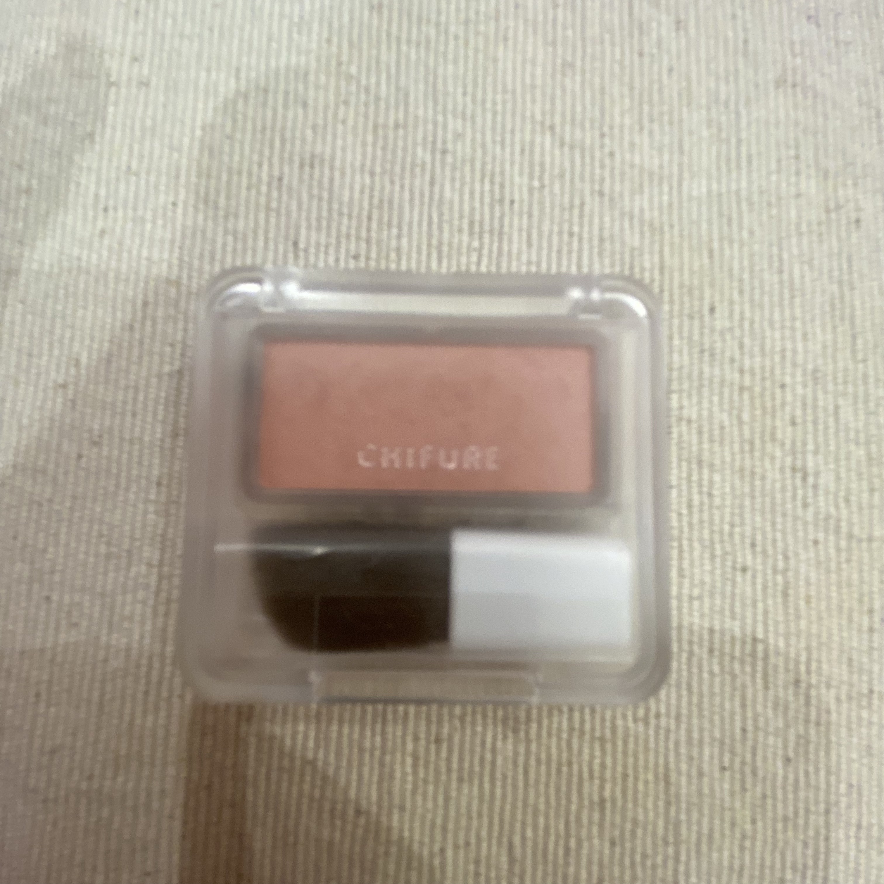 パウダー チーク　ニュアンスカラー 100 ピンク系パール/ちふれ/パウダーチークを使ったクチコミ（1枚目）