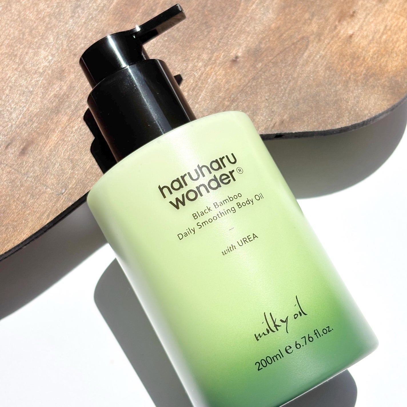 black bamboo daily smoothing body oil haruharu wonder