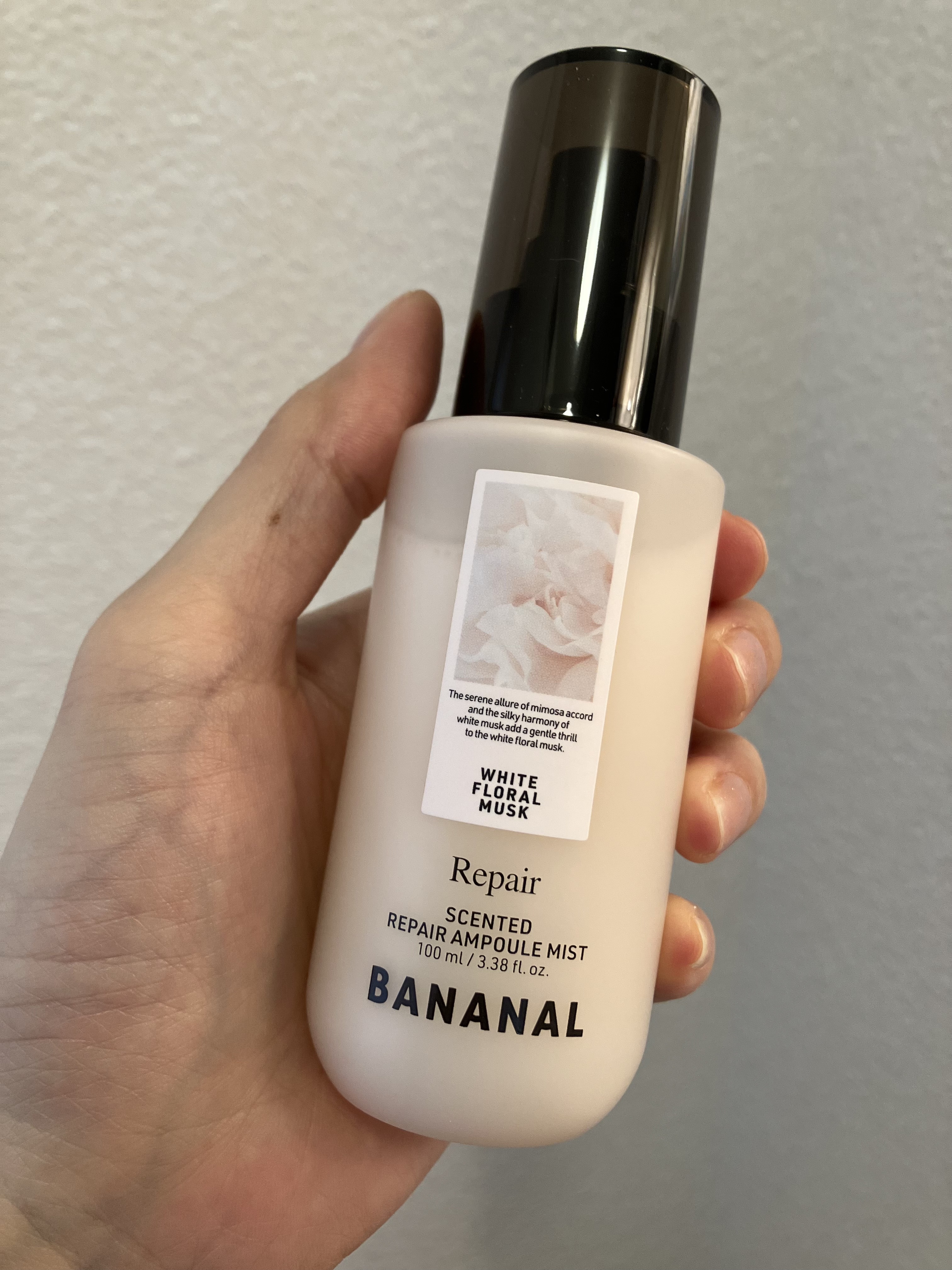 センティッドリペアアンプルミストホワイトフローラルムスク/BANANAL/ヘアミストを使ったクチコミ（3枚目）