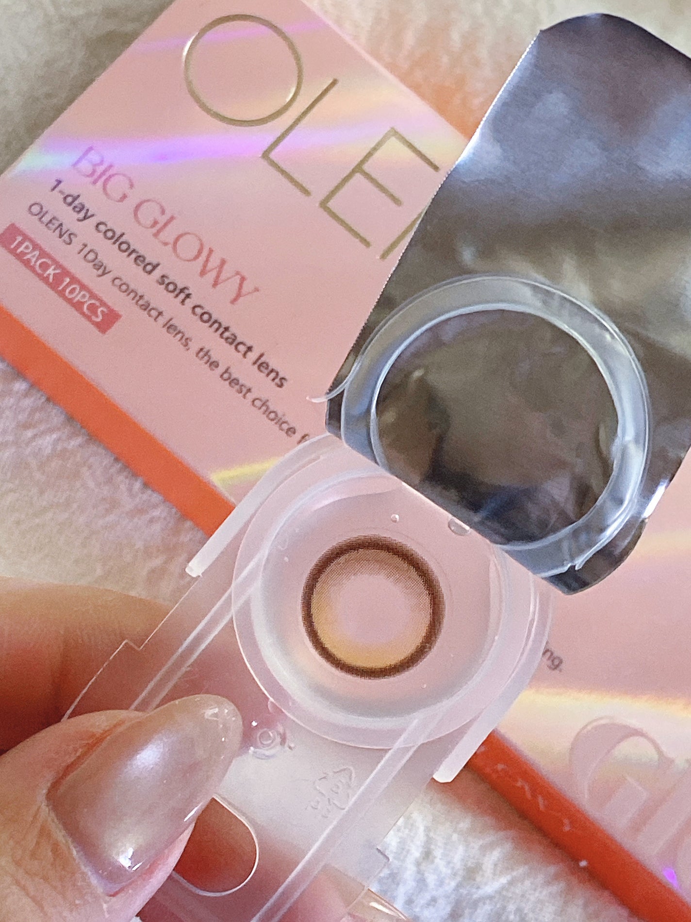 Big Glowy 1day/OLENS/ワンデー(1DAY)カラコンを使ったクチコミ(2枚目)