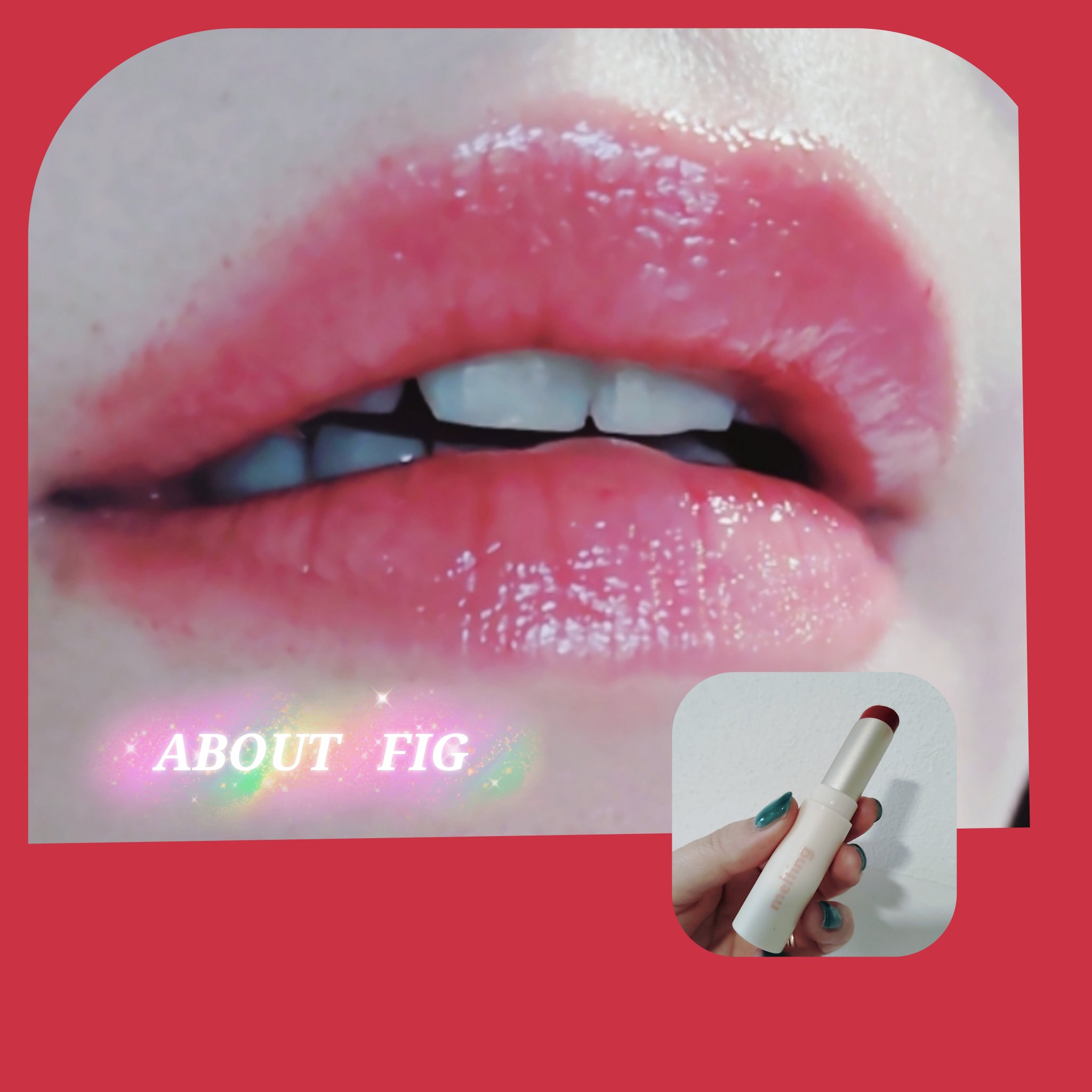 グロッシーメルティングカラーリップバーム/MERZY/リップクリームを使ったクチコミ（2枚目）