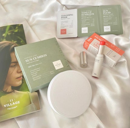 パーフェクトエアリーサンクッション/VILLAGE 11 FACTORY/日焼け止めローションを使ったクチコミ(7枚目)