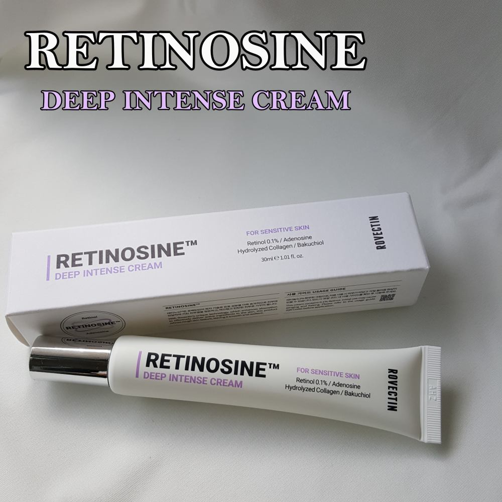 ロベクチン レチノシン　ディープインテンスクリームのクチコミ「RETINOSINE
DEEP INTENSE CREAM

レチノール初めて使ったのはロべク.....」（1枚目）