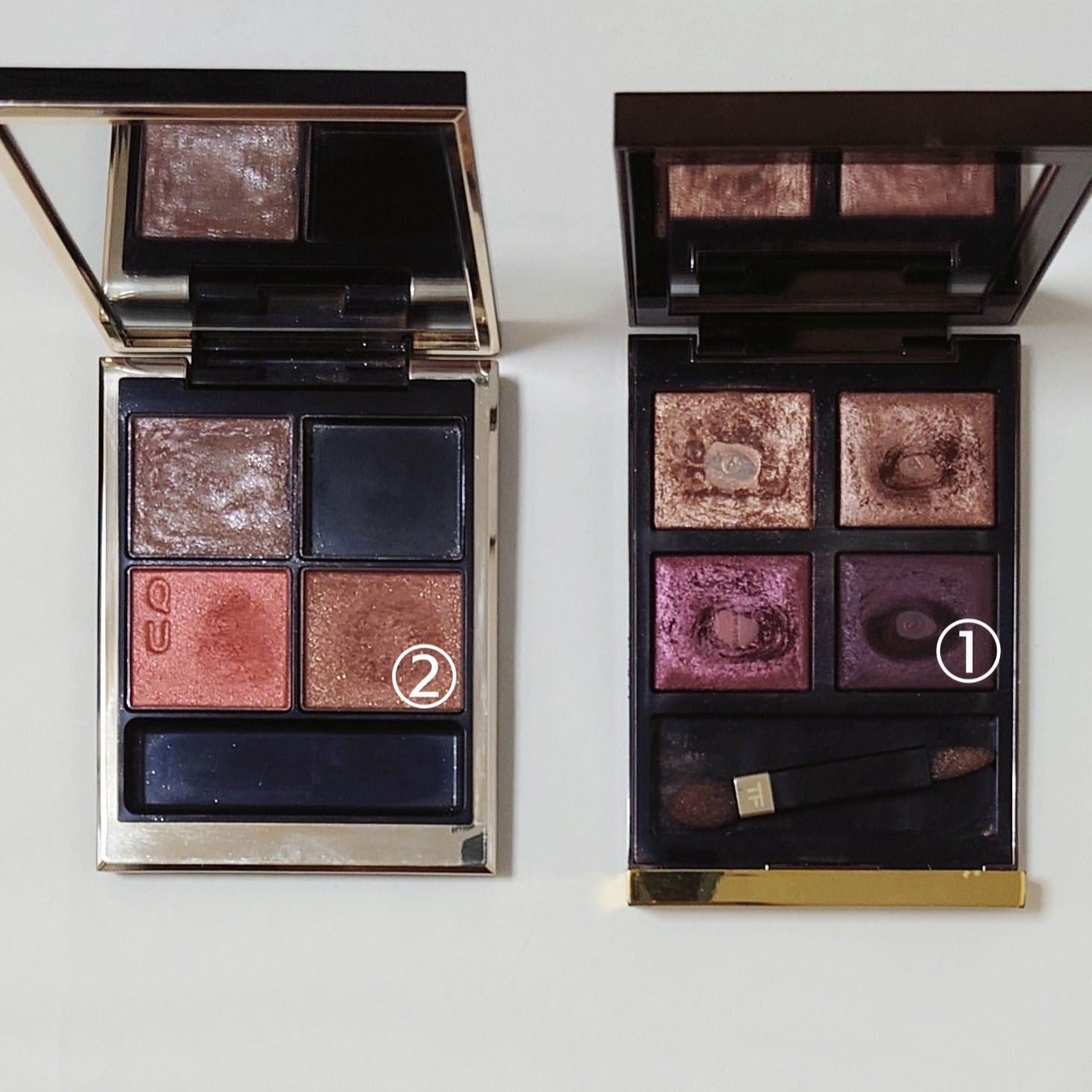 アイ カラー クォード/TOM FORD BEAUTY/アイシャドウパレットを使ったクチコミ（1枚目）