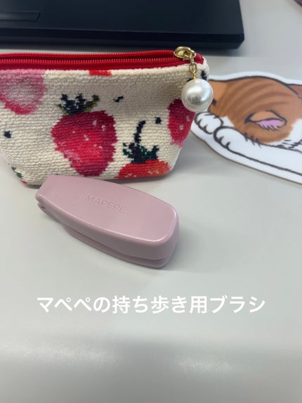 デタングリングブラシ 【フォールディングポケット】/マペペ/ヘアブラシを使ったクチコミ(1枚目)