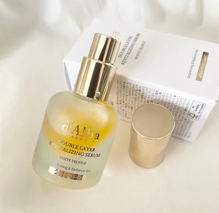 ホワイトトリュフダブルレイヤーリバイタライジングセラム/ダルバ/美容液を使ったクチコミ(7枚目)