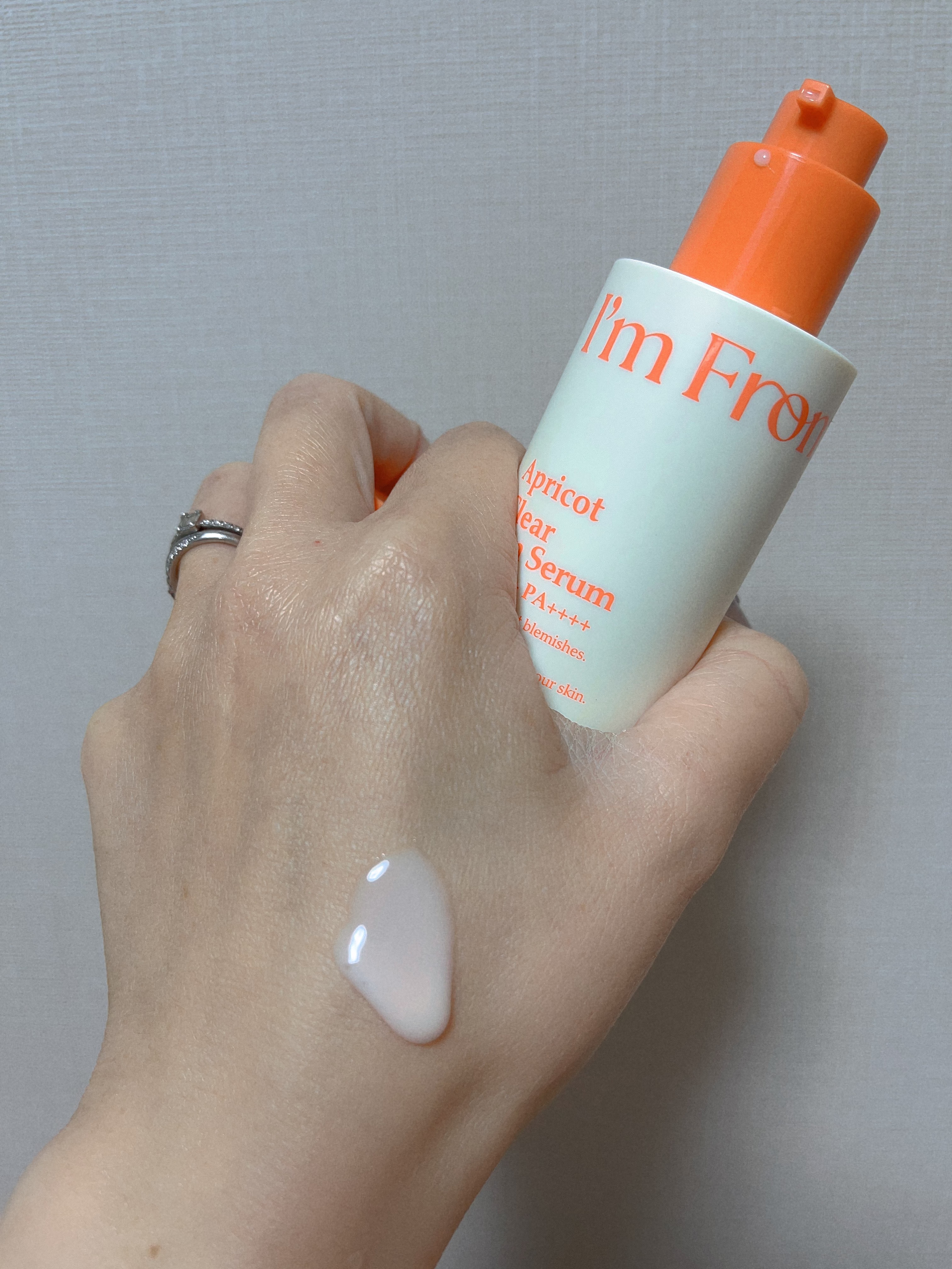 アプリコットクリアサンセラム/I'm from/日焼け止めローションを使ったクチコミ（2枚目）