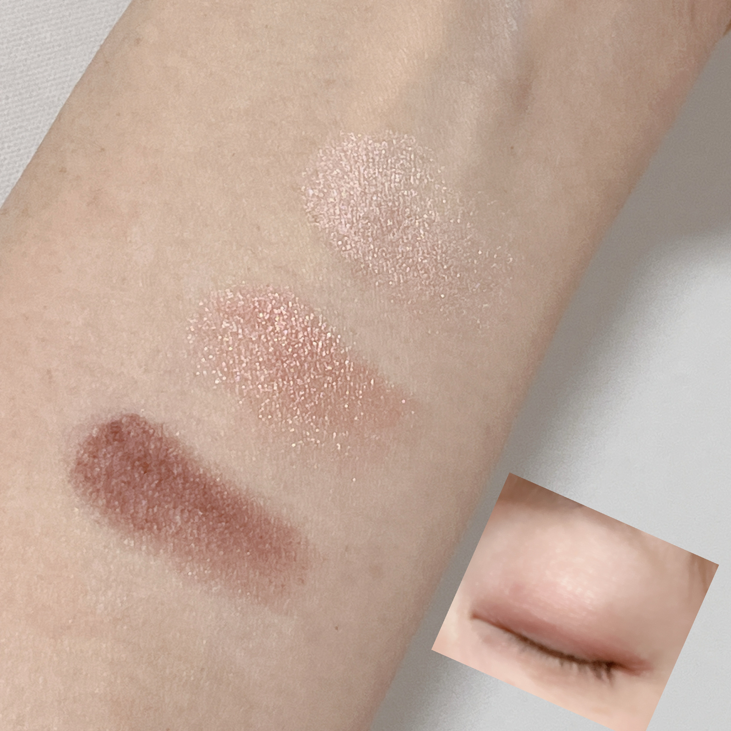 ライティングアップアイシャドウ/CEZANNE/アイシャドウを使ったクチコミ（2枚目）