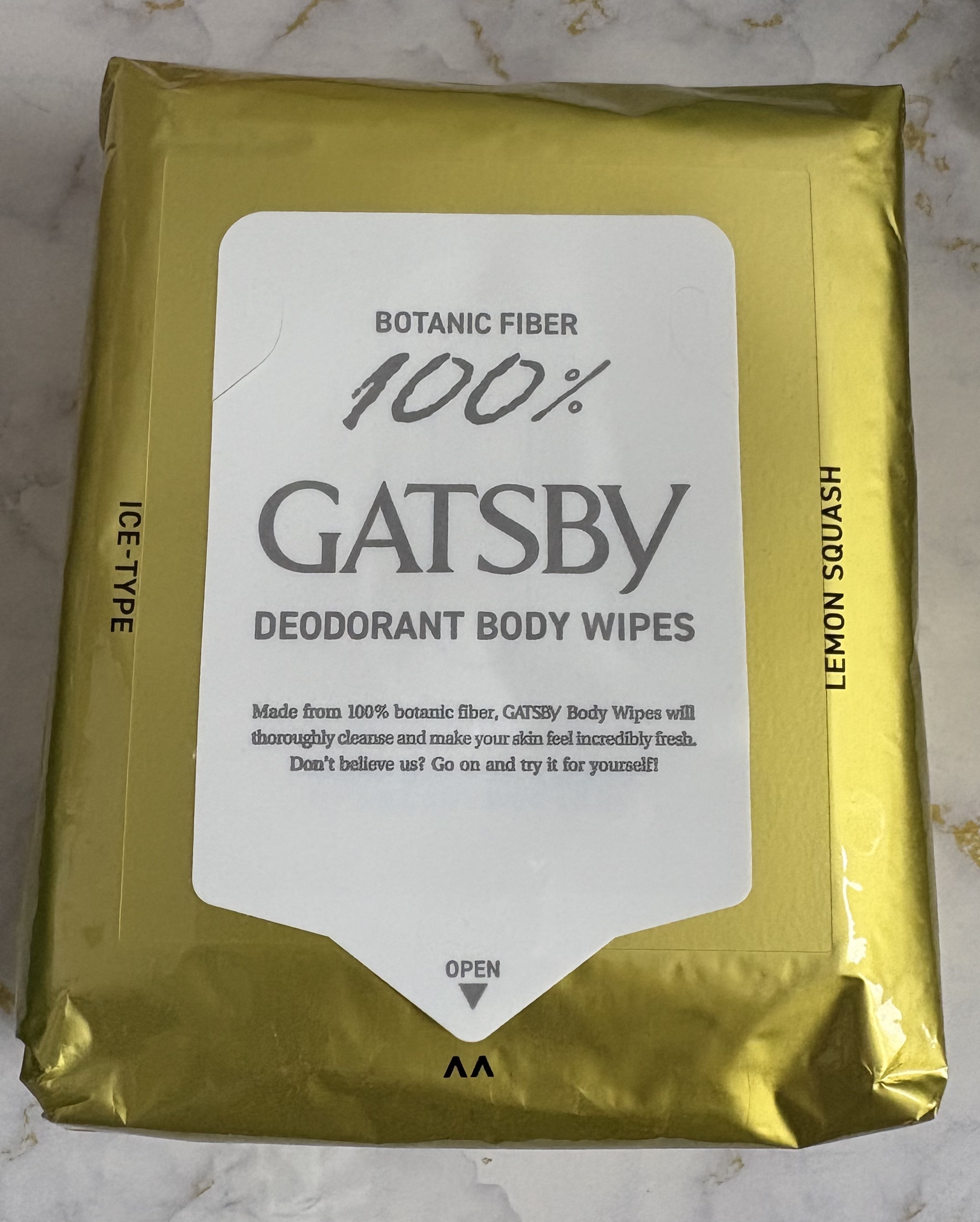 ギャツビー アイスデオドラント ボディペーパー レモンスカッシュ/ギャツビー/デオドラント・制汗剤を使ったクチコミ（2枚目）