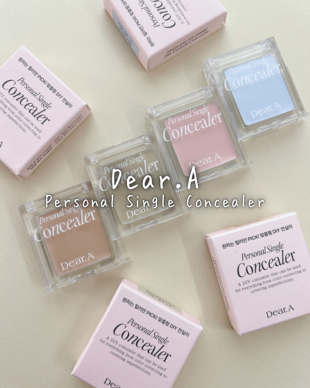 パーソナルシングルコンシーラー/Dear.A/パレットコンシーラーを使ったクチコミ（1枚目）