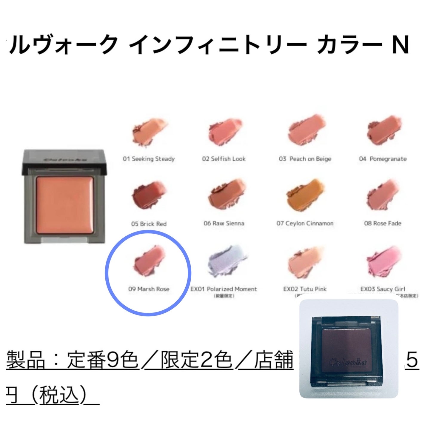 セルヴォーク インフィニトリー カラー N/Celvoke/単色アイシャドウを使ったクチコミ(2枚目)