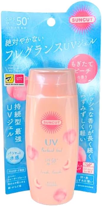 フレグランスUVパーフェクトジェル もぎたてピーチの香り サンカット®