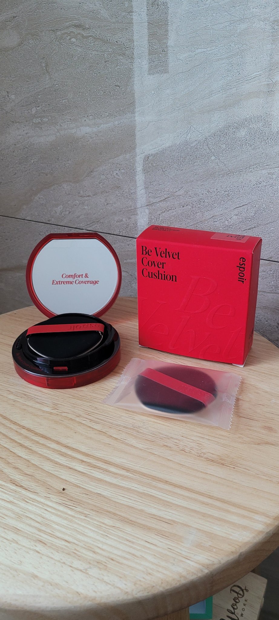 ビーベルベットカバークッション/espoir/クッションファンデーションを使ったクチコミ（3枚目）