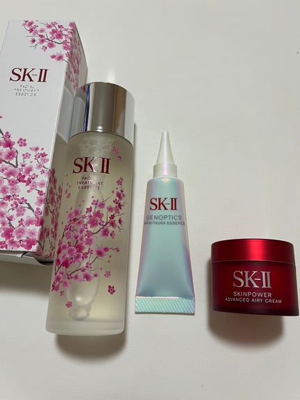【数量限定】ニューライフ 桜 トライアル キット (クリーム) 試してみた】SK-II ニューライフ 桜 トライアル キットのリアル