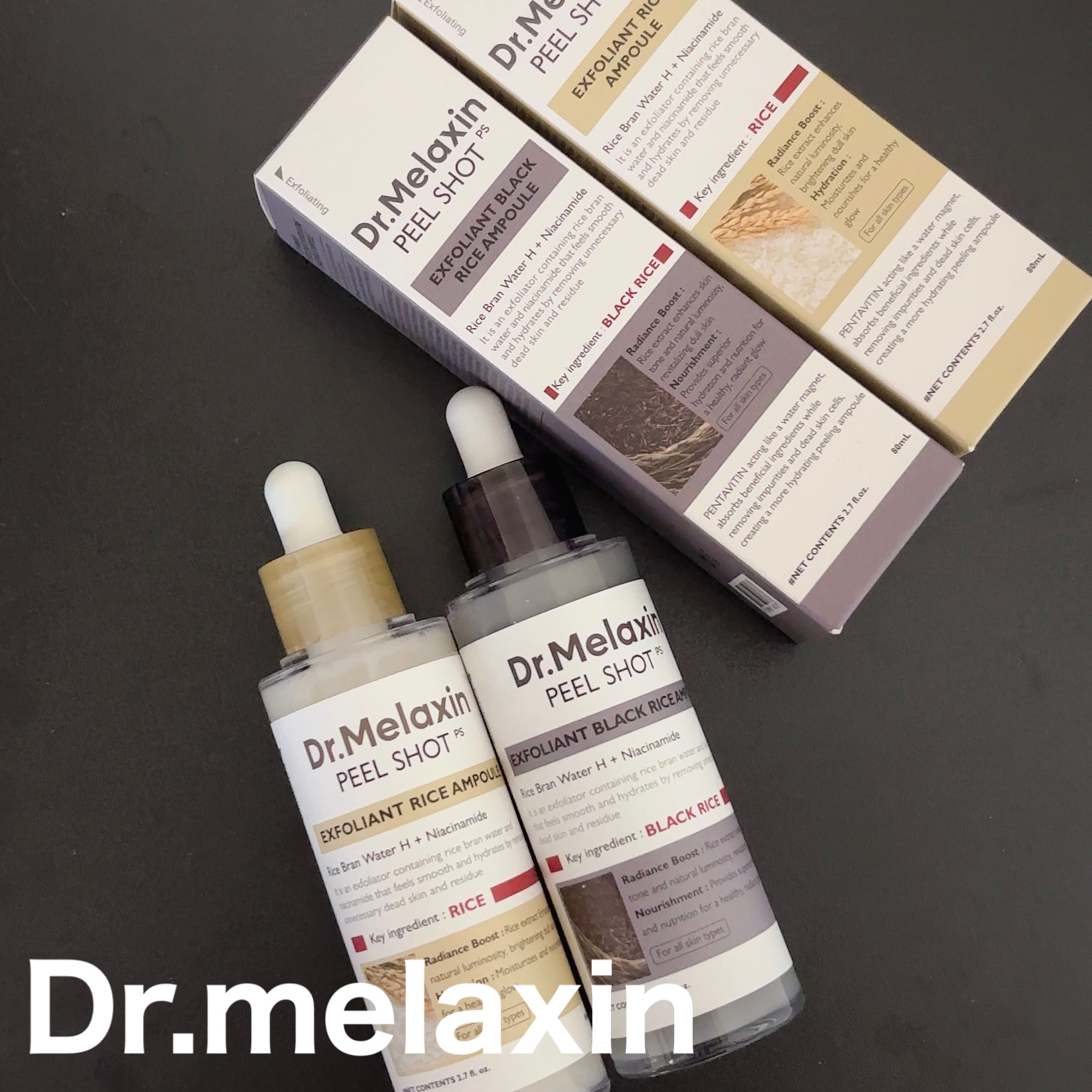 白米ピールショットゴマージュアンプル/Dr.Melaxin/美容液を使ったクチコミ（1枚目）