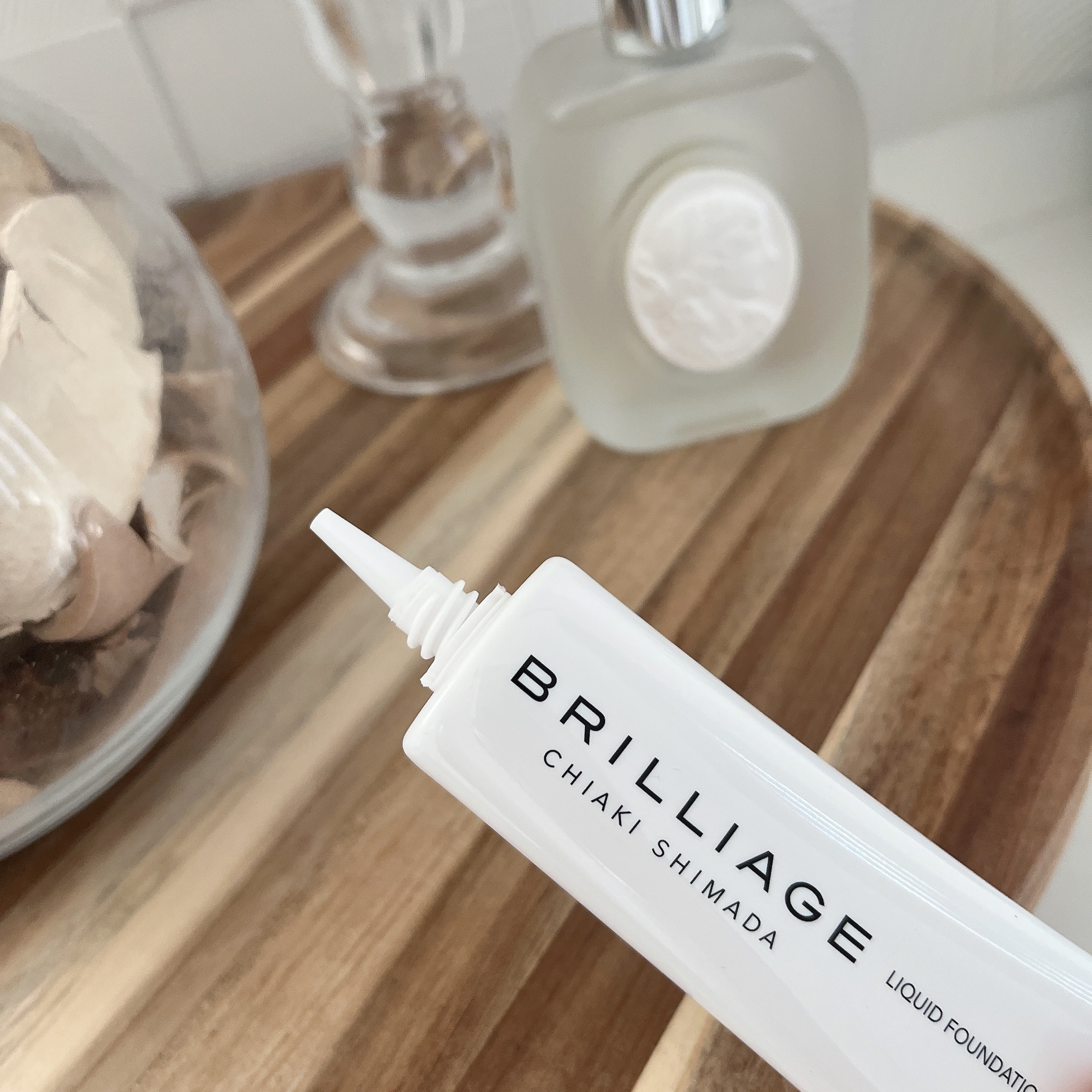 セッティング　リキッドファンデーション　セラム/ブリリアージュ/リキッドファンデーションを使ったクチコミ（2枚目）