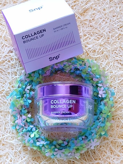 コラーゲンバウンスアップバリアクリーム/SNP/フェイスクリームを使ったクチコミ(8枚目)