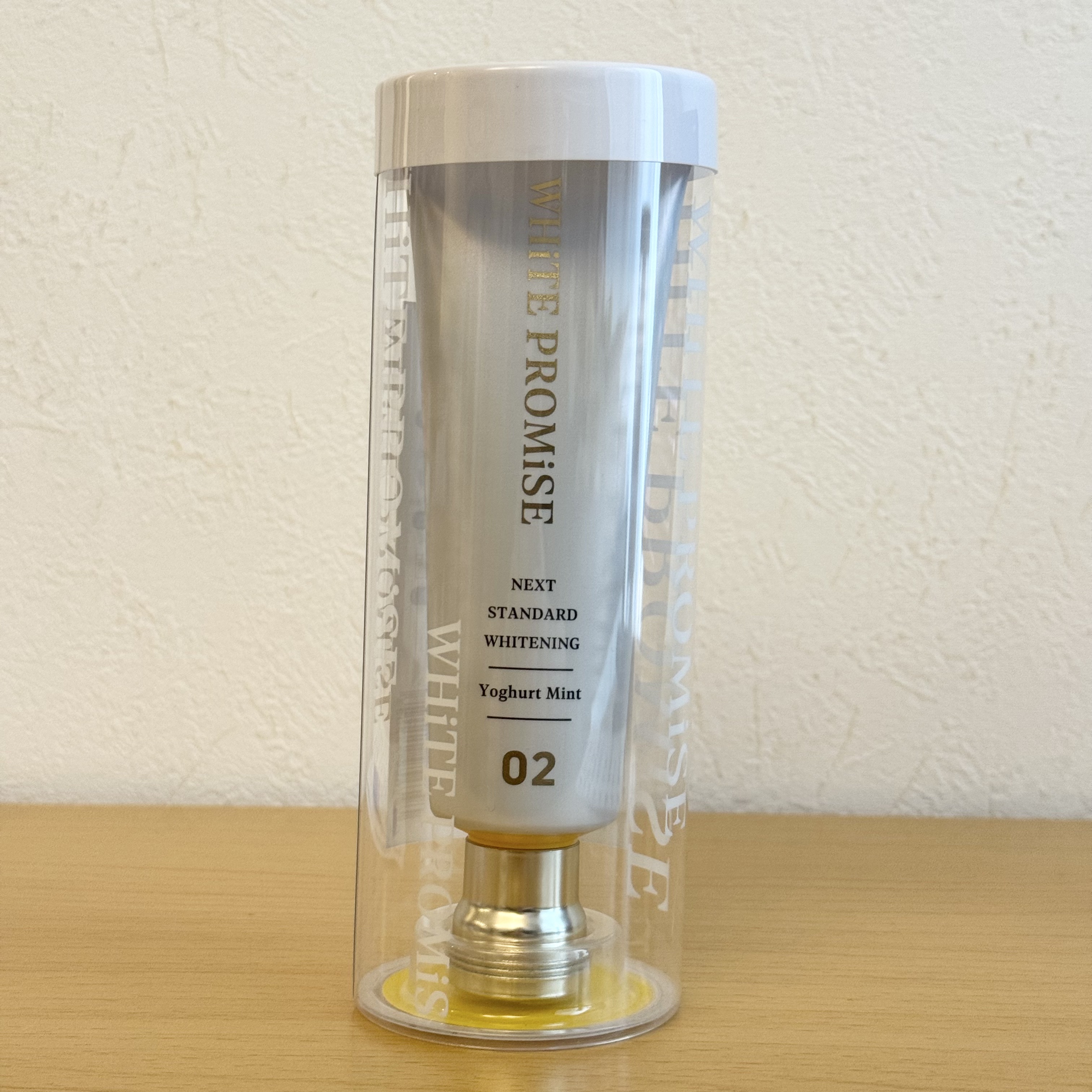 ホワイトプロミス  美白*＋むし歯予防* ０２：ヨーグルトミント/WHiTE PROMiSE/歯磨き粉を使ったクチコミ（1枚目）