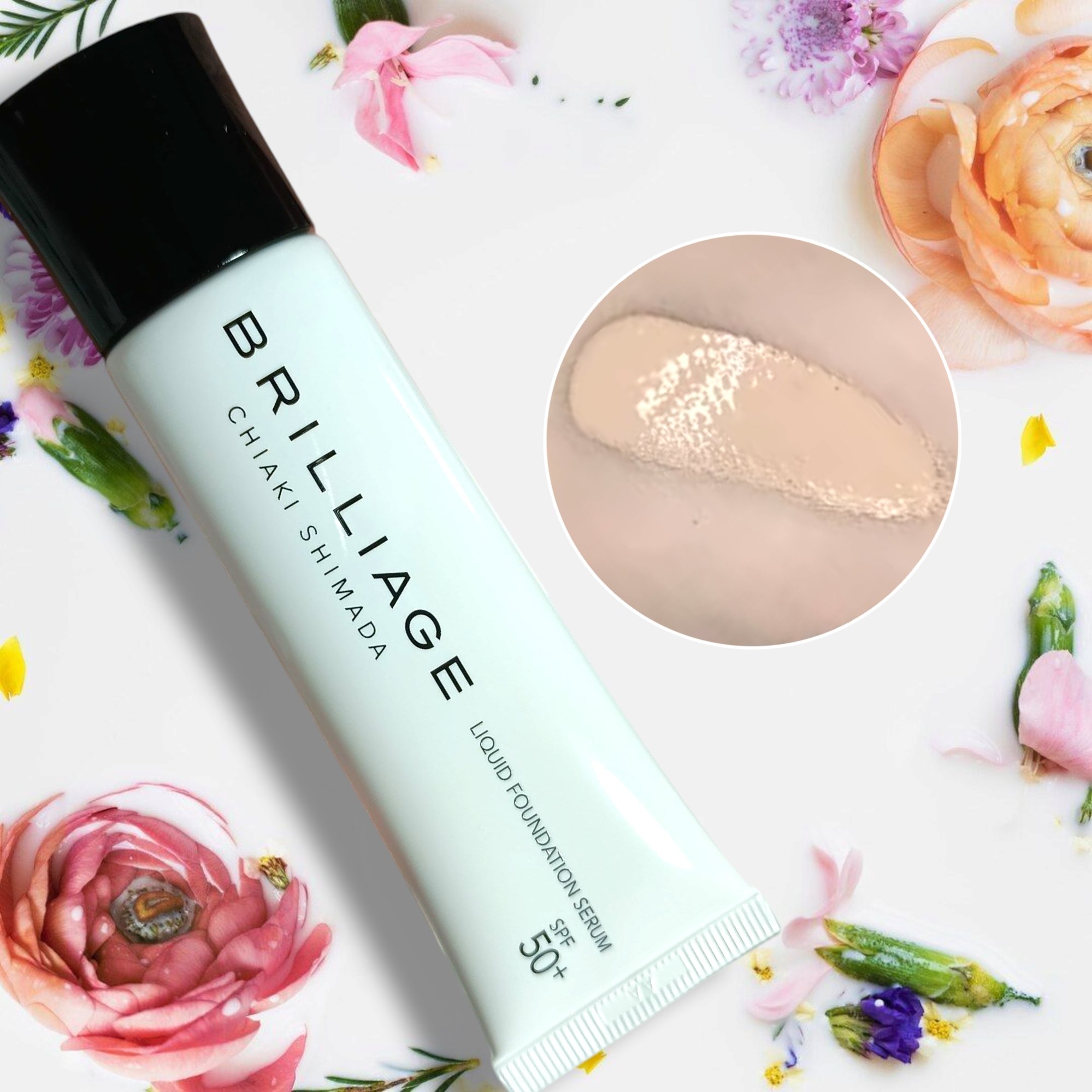 セッティング　リキッドファンデーション　セラム/ブリリアージュ/リキッドファンデーションを使ったクチコミ（2枚目）