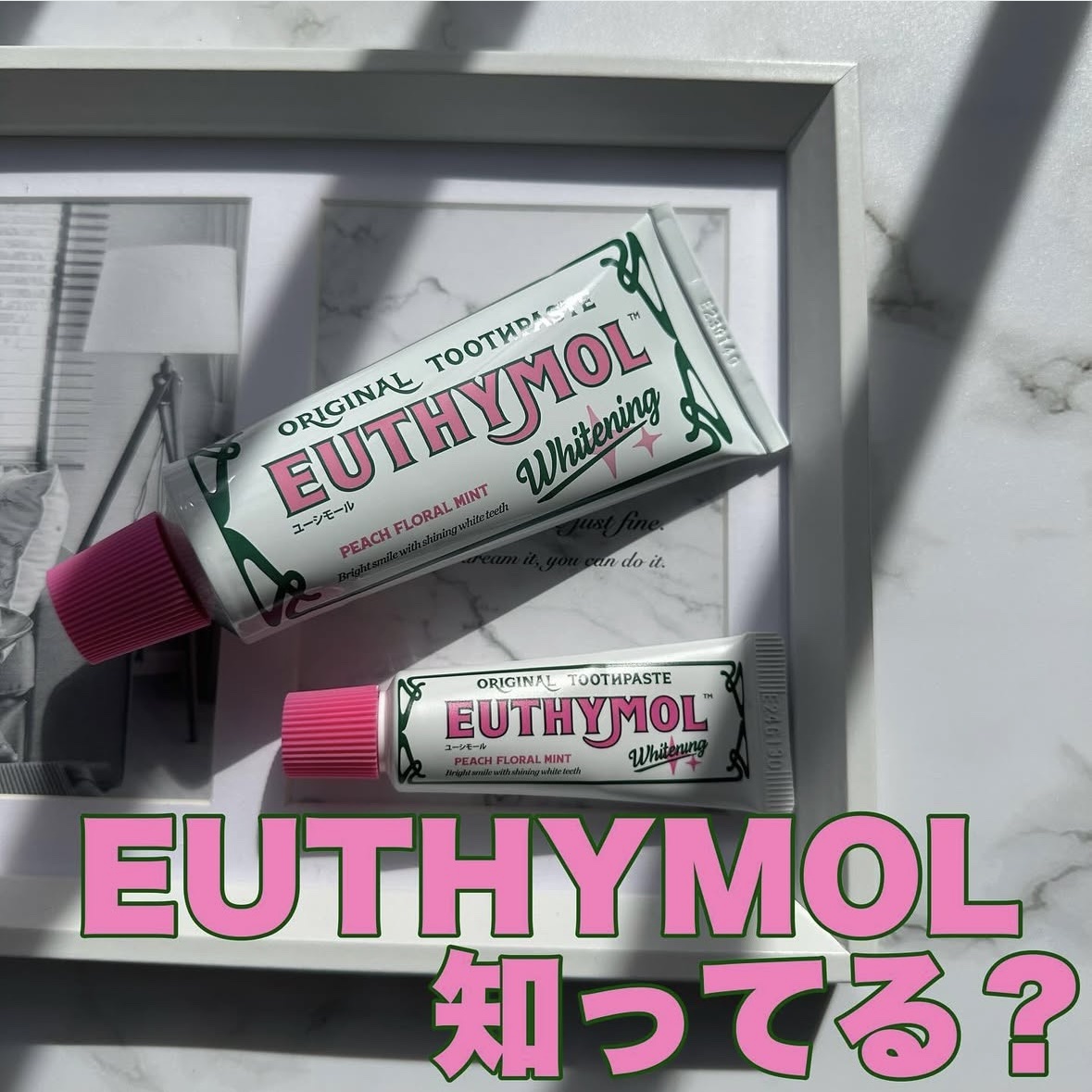 EUTHYMOL ホワイトニング美白歯磨き粉のクチコミ「先日のロフトKコスメフェスティバルに出展されていた　　@euthymol.japan (ユーシ.....」（1枚目）