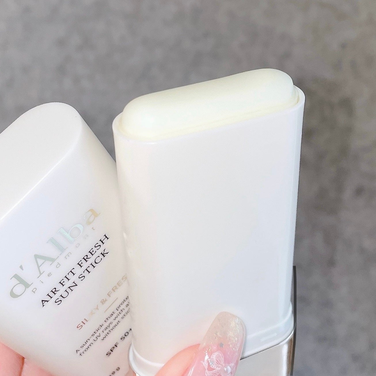 エアーフィットフレッシュサンスティック/ダルバ/日焼け止めスティックを使ったクチコミ(1枚目)