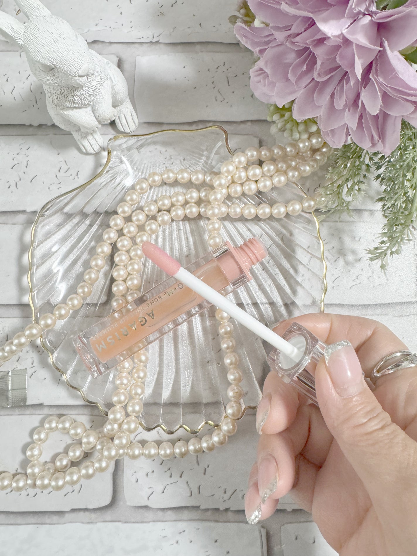 キューミ―ボムショットリッププランパー/AGARISM/リッププランパーを使ったクチコミ(2枚目)