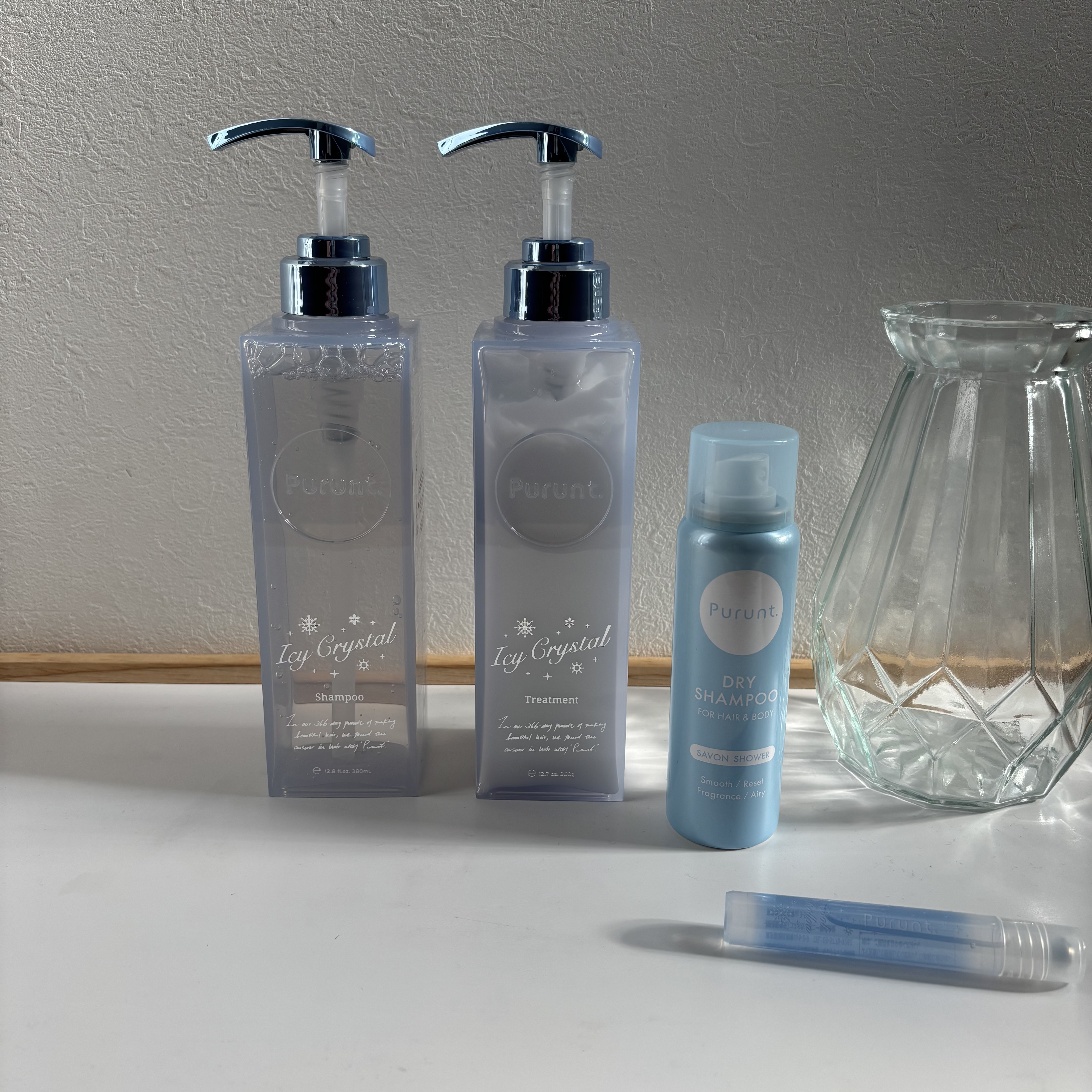 プルント　ディープリペア　ペアセット　アイシークリスタル/Purunt./シャンプー・コンディショナーを使ったクチコミ（1枚目）