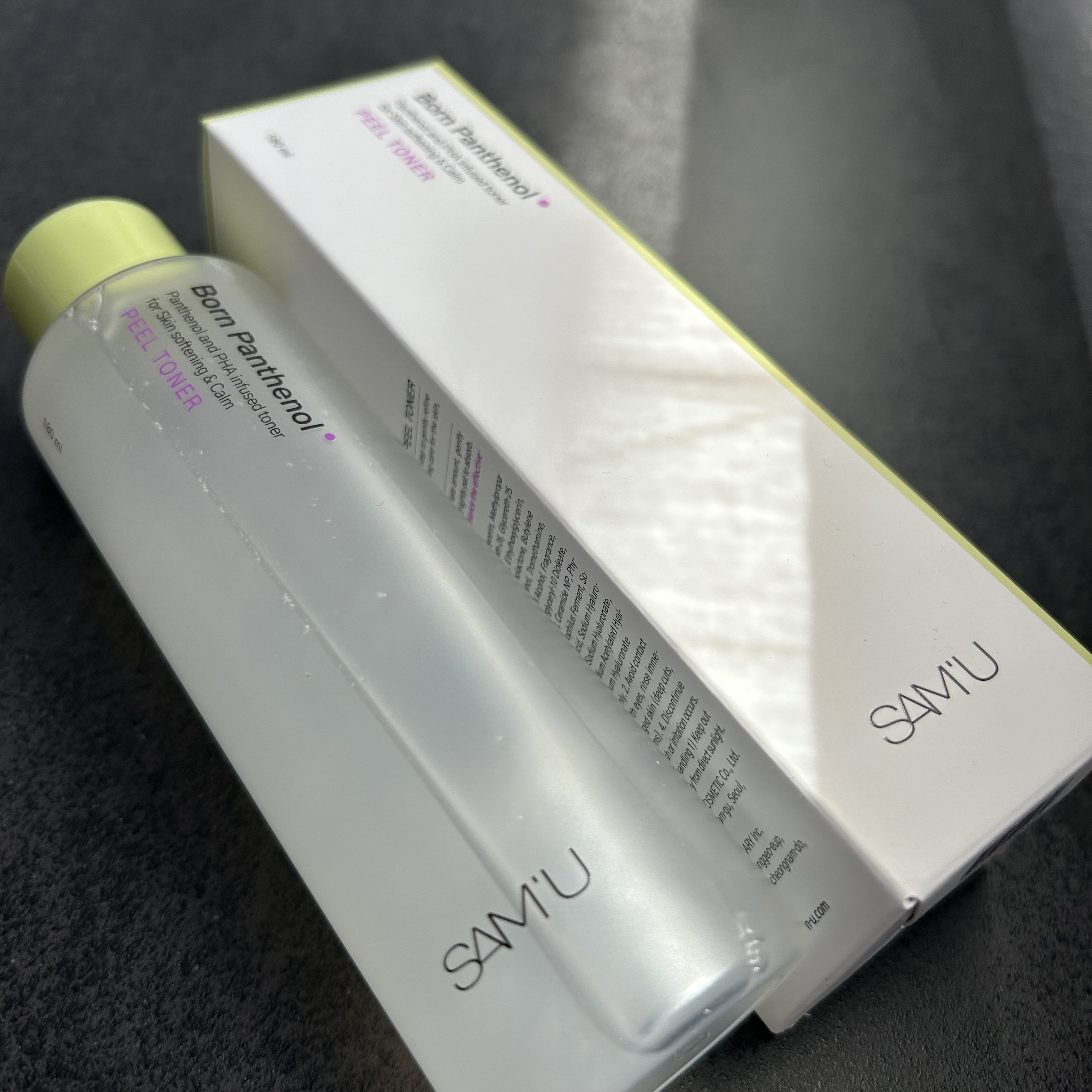 ボーンパンテノールピールトナー/SAM'U/化粧水を使ったクチコミ（1枚目）