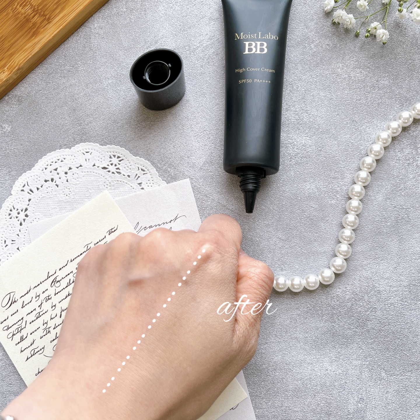 モイストラボ　ハイカバー薬用美白BBクリーム/Moist Labo/BBクリームを使ったクチコミ（3枚目）