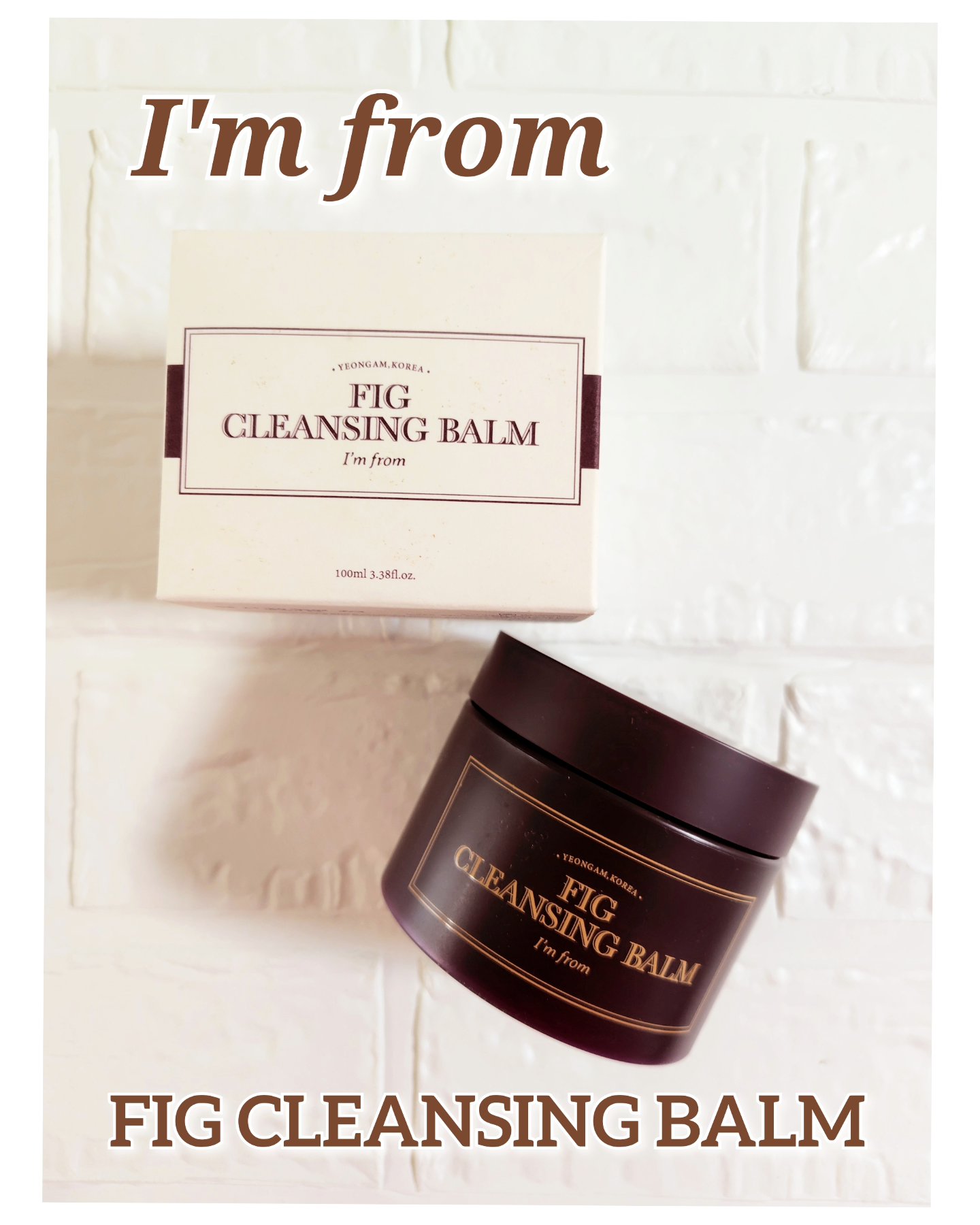 フィグクレンジングバーム/I'm from/クレンジングバームを使ったクチコミ（1枚目）