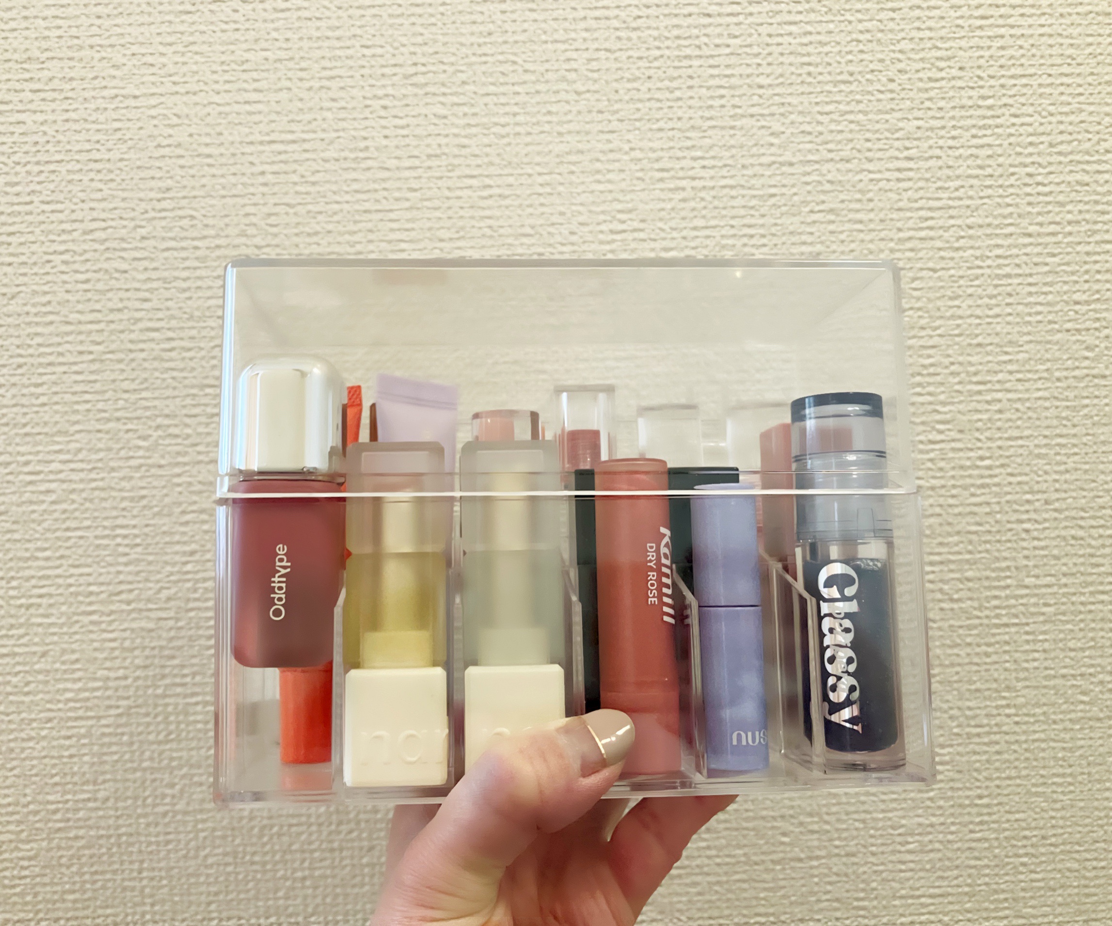 透明収納ケース(フタ付、A)/DAISO/その他を使ったクチコミ（3枚目）