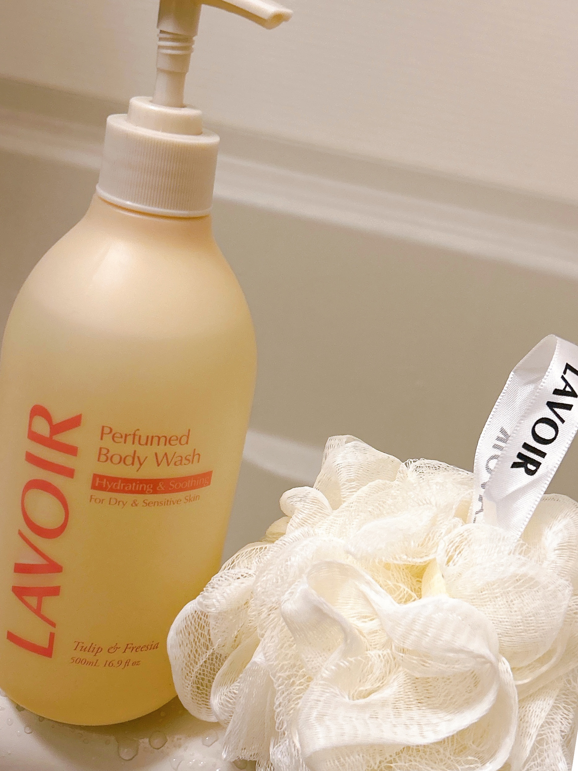 パフューム ボディウォッシュ チューリップ&フリージア/LAVOIR/ボディソープを使ったクチコミ（2枚目）