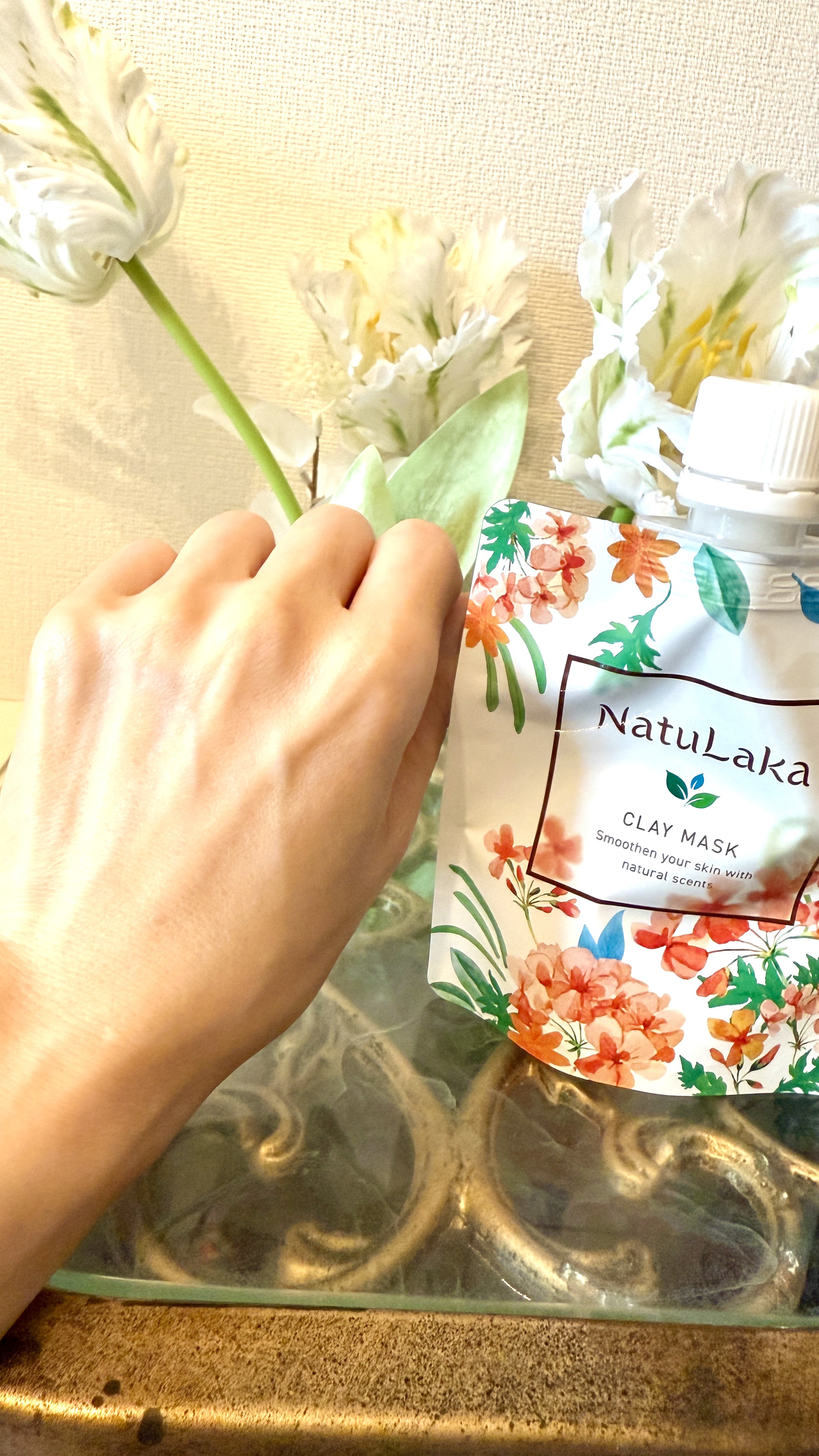 ナチュラカ スムーススキンクレイマスク/NatuLaka/洗い流すパック・マスクを使ったクチコミ（3枚目）