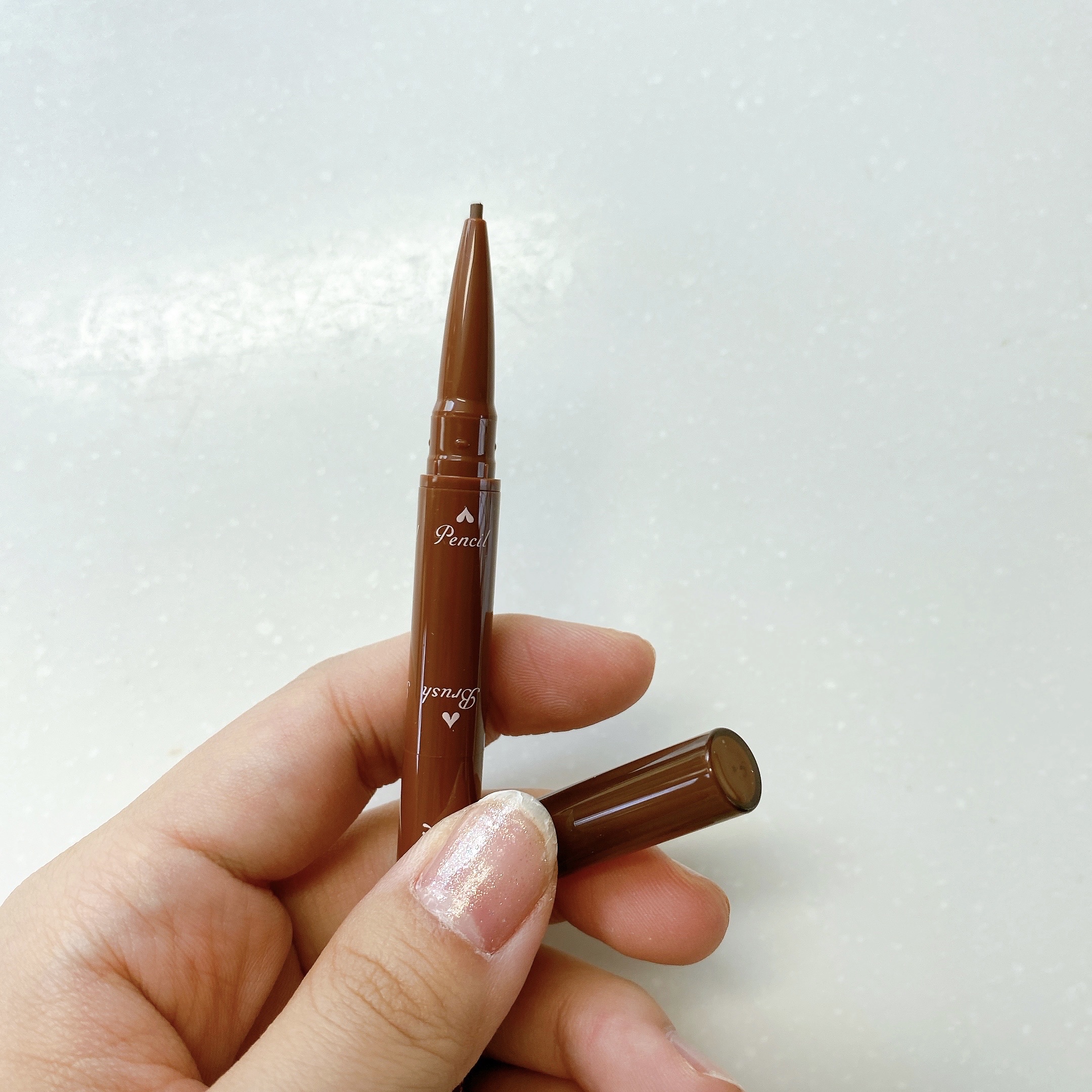 3in1アイブロウ 03 ウォームブラウン/キャンメイク/アイブロウペンシルを使ったクチコミ（3枚目）