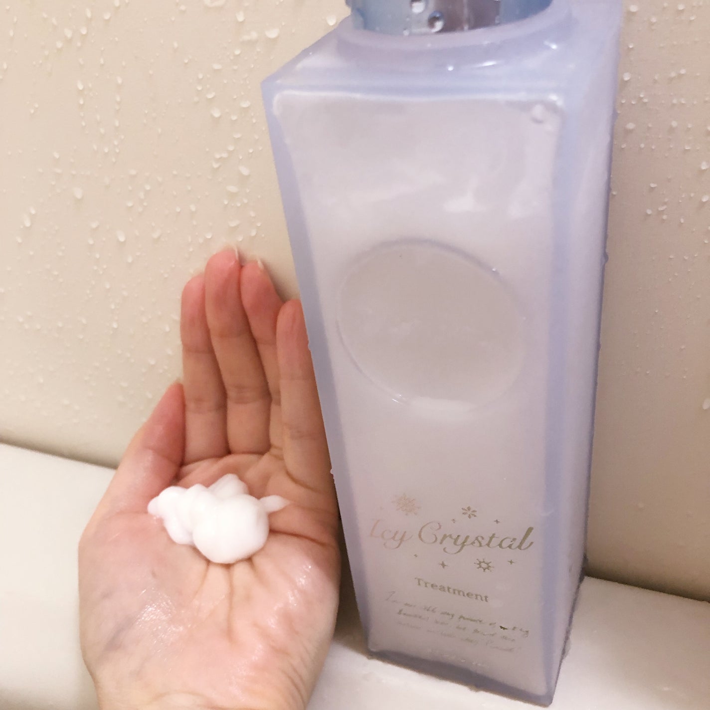 プルント ディープリペア ペアセット アイシークリスタル/Purunt./シャンプー・コンディショナーを使ったクチコミ(4枚目)