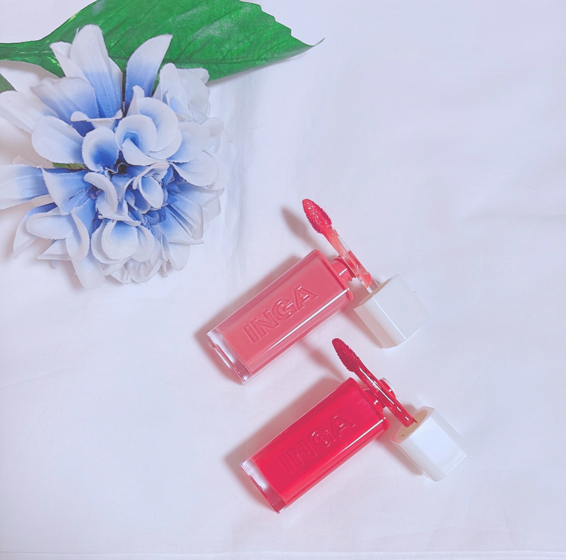 ウォーターグローリップティント/INGA/リップティントを使ったクチコミ（2枚目）