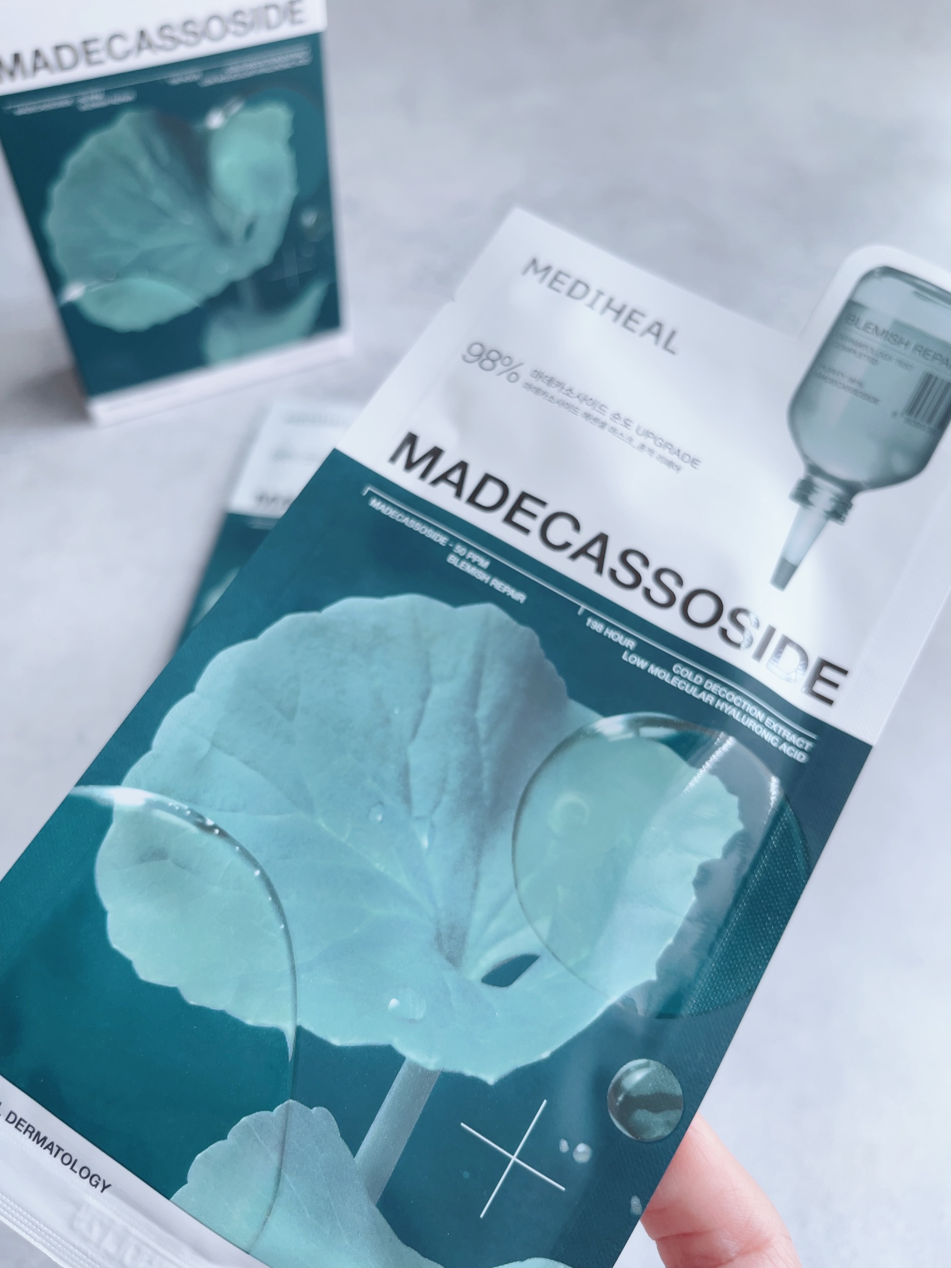 マデカソサイドエッセンシャルマスク ブレミッシュリペア/MEDIHEAL/シートマスク・パックを使ったクチコミ（3枚目）