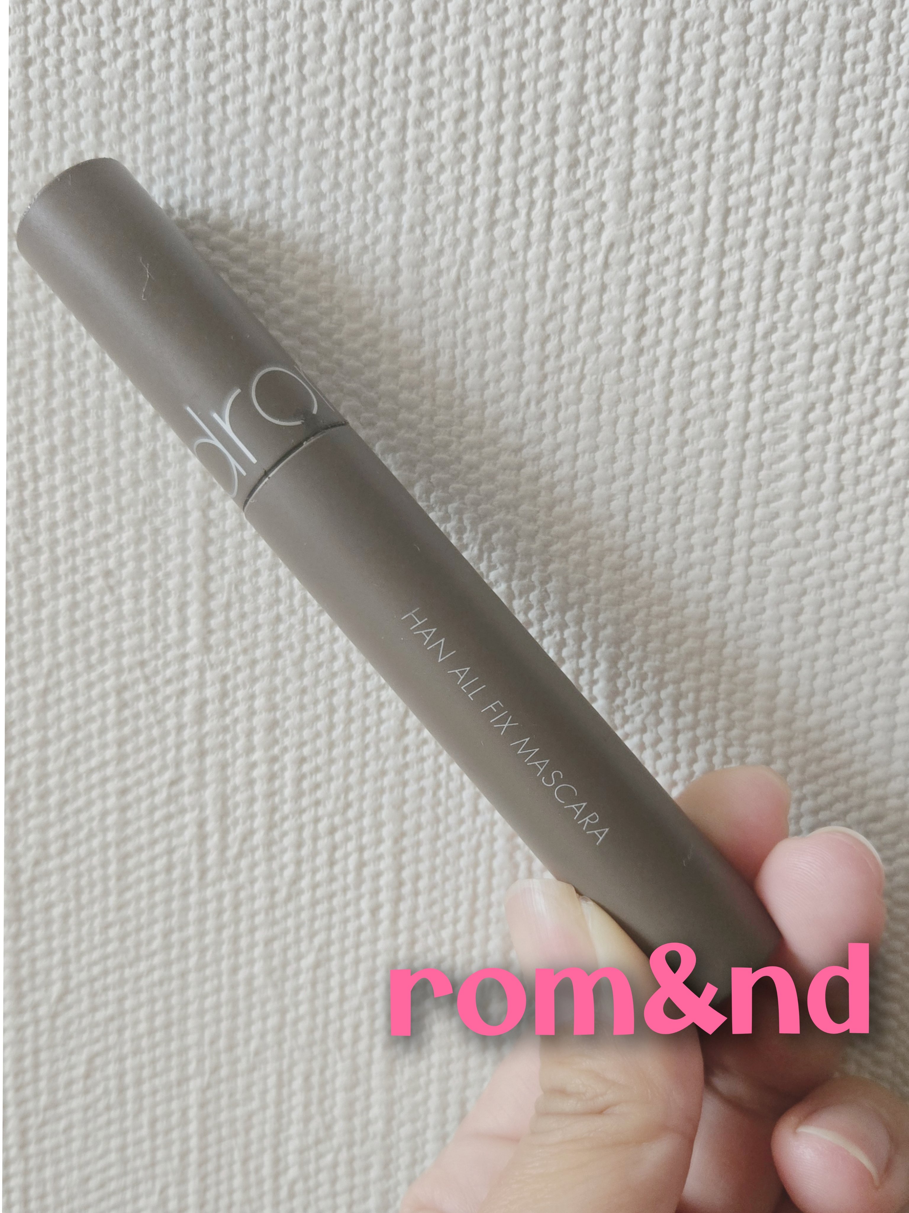 ハンオールフィックスマスカラ/rom&nd/マスカラを使ったクチコミ（1枚目）