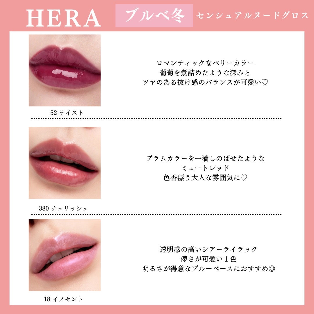 センシュアルヌードグロス/HERA/リップグロスを使ったクチコミ(6枚目)