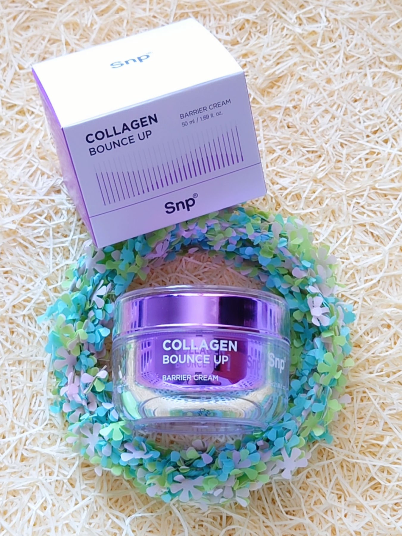 コラーゲンバウンスアップバリアクリーム/SNP/フェイスクリームを使ったクチコミ（2枚目）