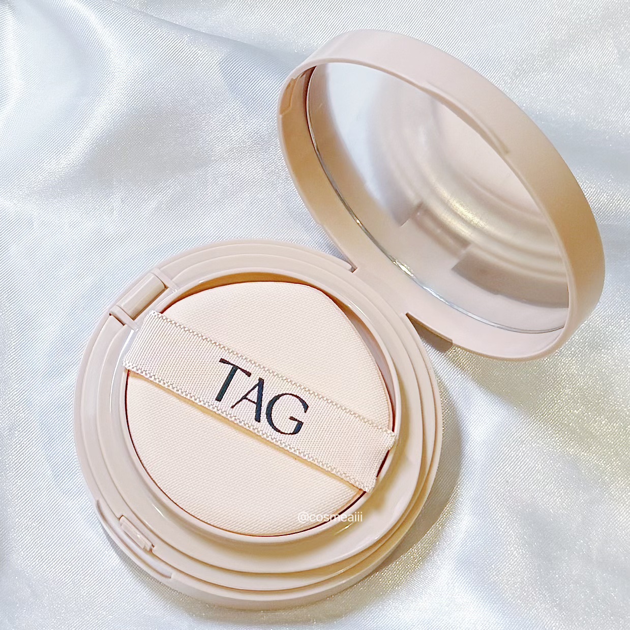 ベルベットカバークッション/TAG/クッションファンデーションを使ったクチコミ（3枚目）