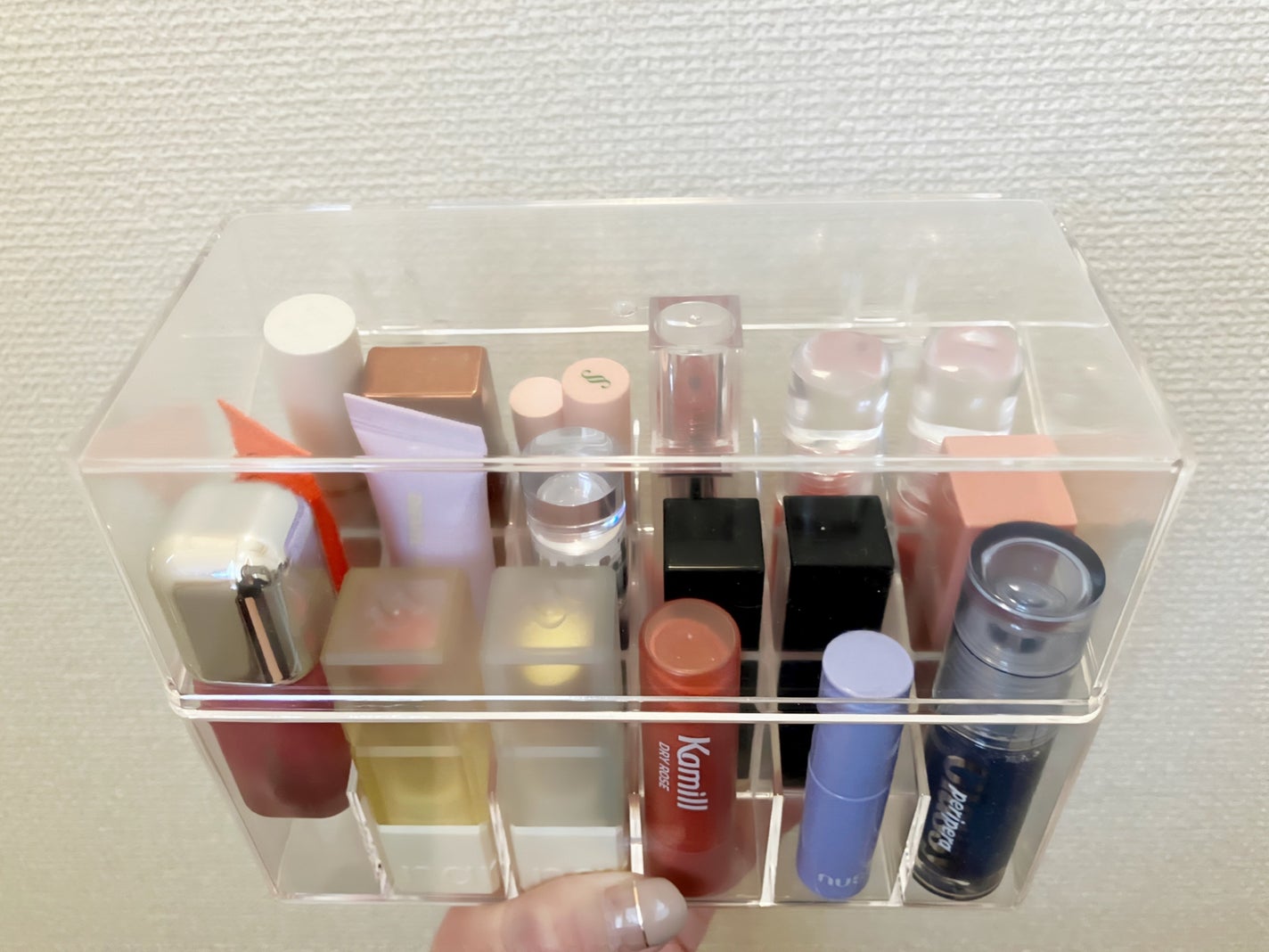 透明収納ケース(フタ付、A)/DAISO/その他を使ったクチコミ(4枚目)