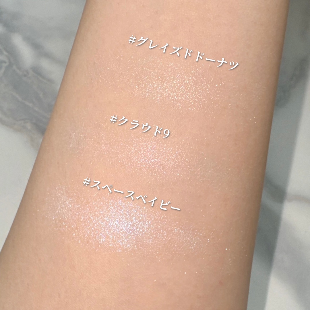 OFRA mini Highlighter Space Baby/Ofra Cosmetics/パウダーハイライトを使ったクチコミ（2枚目）