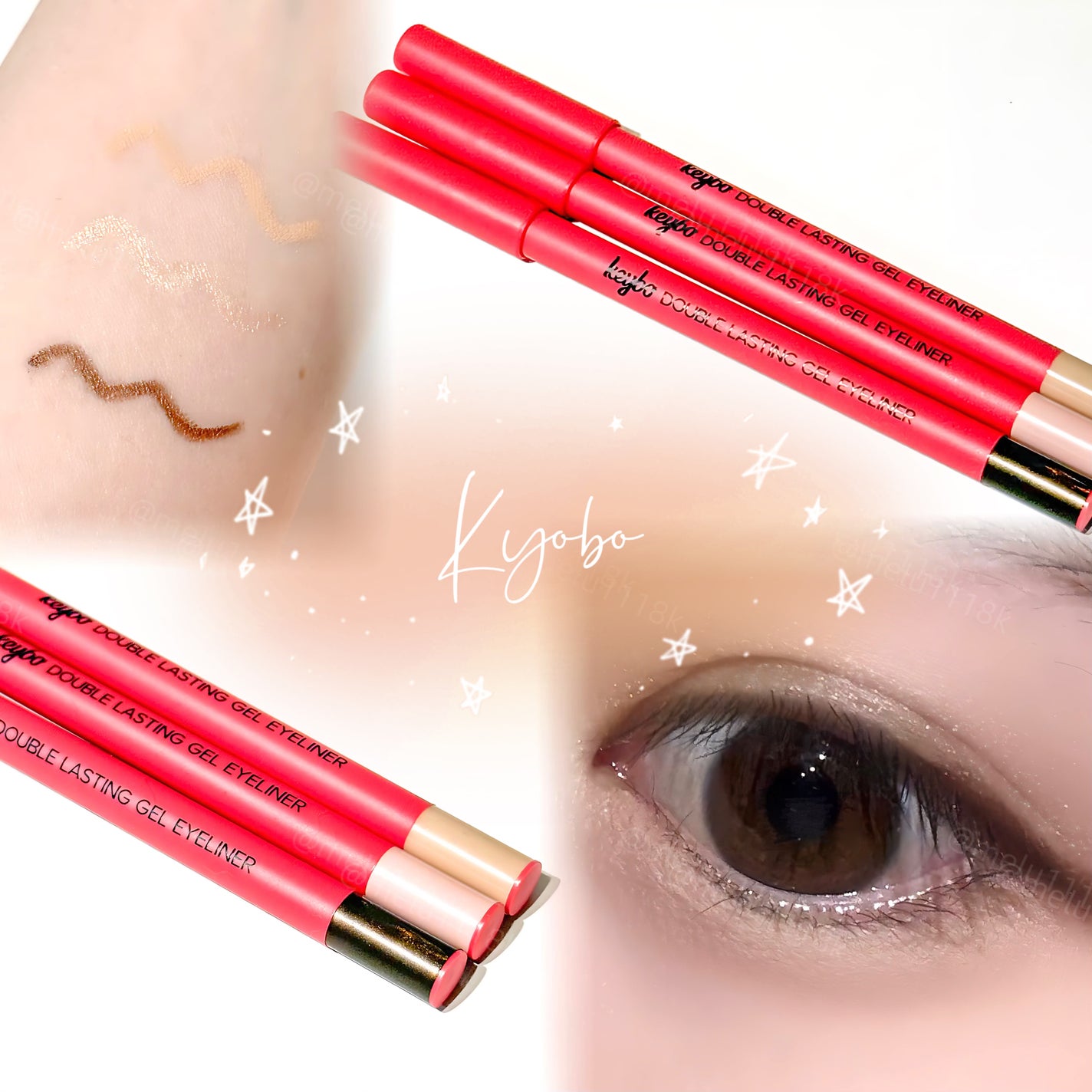 ダブルラスティングジェルライナー/keybo/ジェルアイライナーを使ったクチコミ(1枚目)