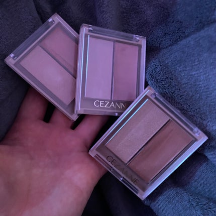 フェイスグロウカラー/CEZANNE/クリームハイライトを使ったクチコミ(4枚目)