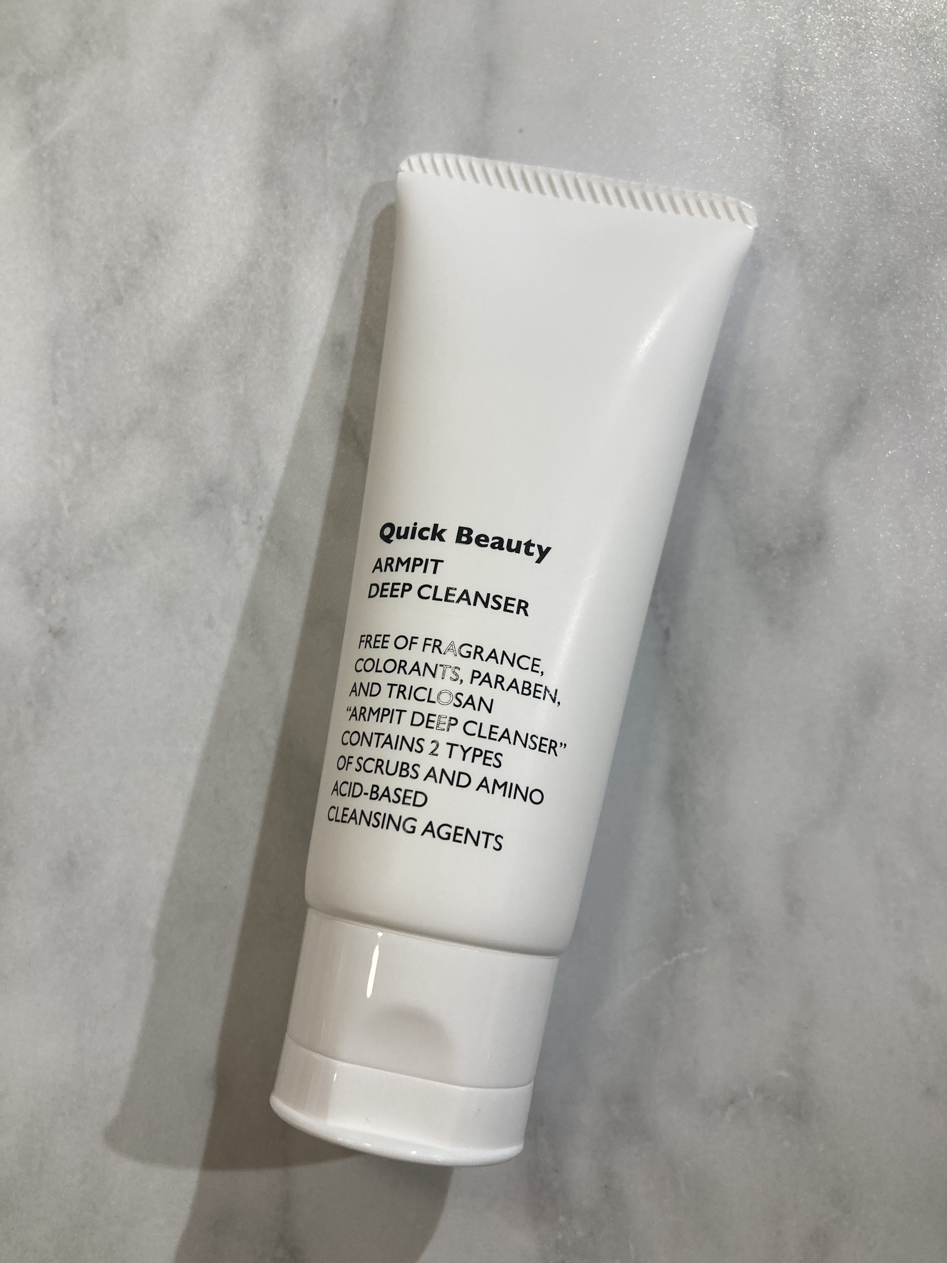 QB ワキ用ディープクレンザー/クイックビューティー/ボディソープを使ったクチコミ（1枚目）