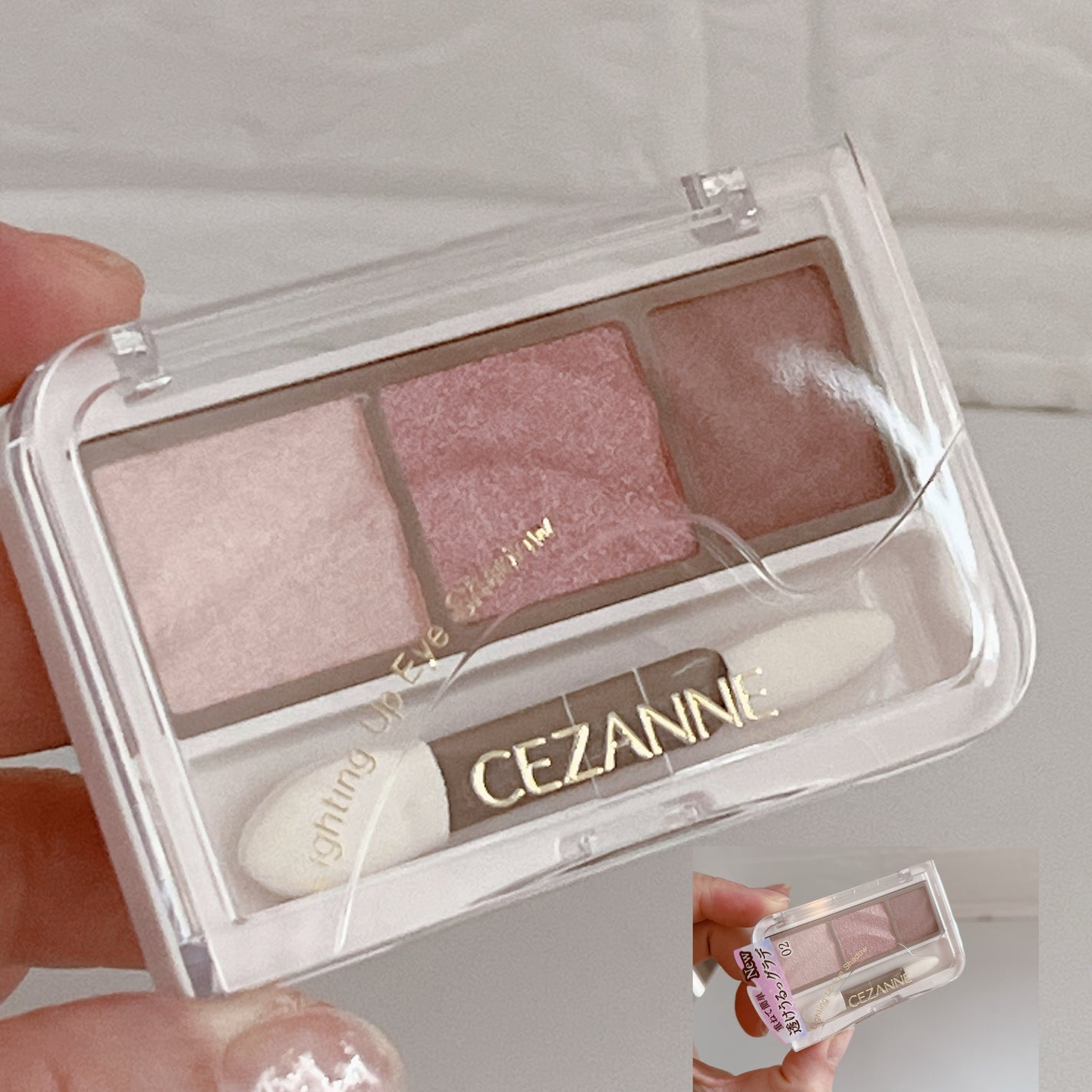 ライティングアップアイシャドウ/CEZANNE/アイシャドウを使ったクチコミ(4枚目)