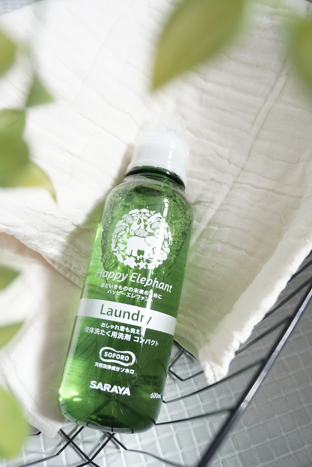 ハッピーエレファント 液体洗たく用洗剤 コンパクトタイプ/サラヤ/洗濯洗剤を使ったクチコミ（1枚目）