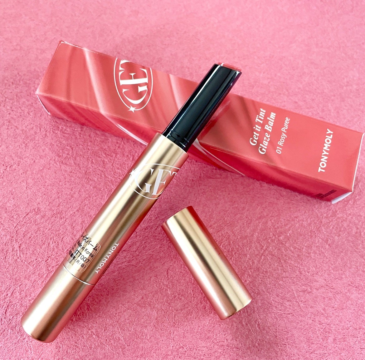 ゲットイットティントグレーズバーム/TONYMOLY/リップティントを使ったクチコミ(5枚目)