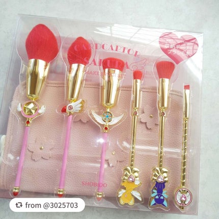 カードキャプターさくら 専用収納ポーチ&メイクブラシ6本セット/SHOBIDO/メイクブラシを使ったクチコミ(7枚目)